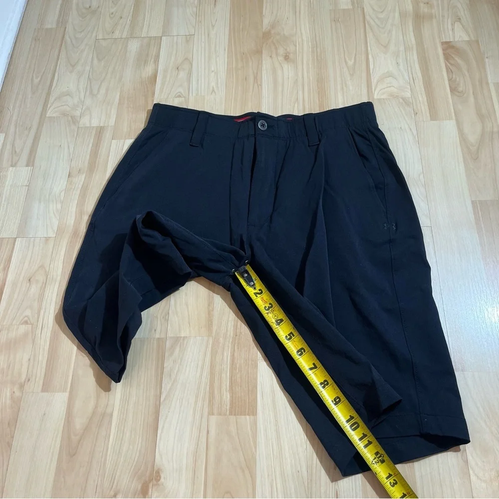 Under Armour Men's Size 32R Golf Match Play Shorts Black